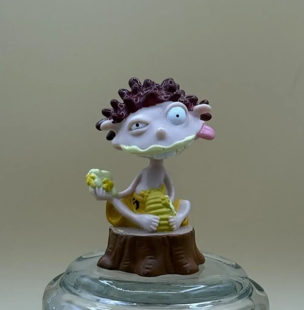 The Wild Thornberry's DONNIE On Stump Eating Figure Viacom 1999 3” PVC Figure